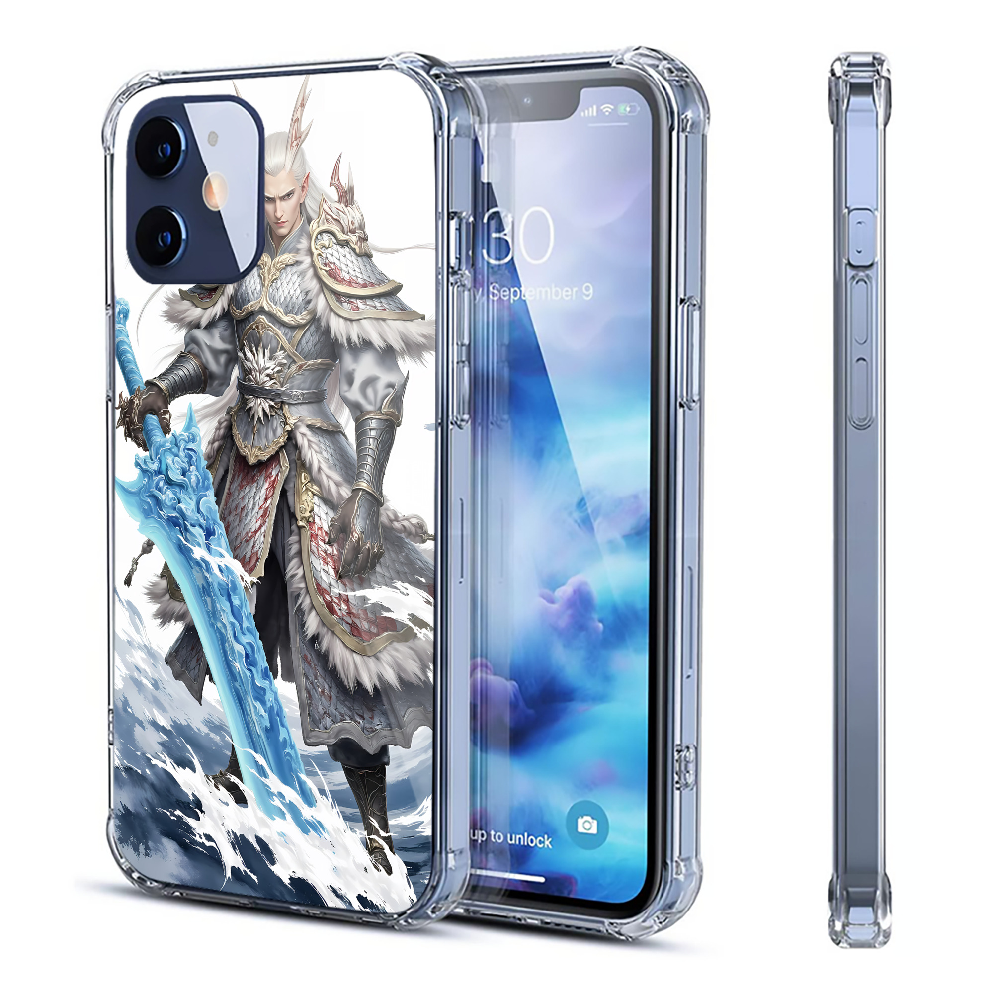 （画像用） Ne Zha 2 ナタ 魔童の大暴れ 【iPhone 12シリーズ対応】透明スマホケース（クリアソフトケース）